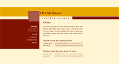 Desktop Screenshot of kalhoty.falkom.cz